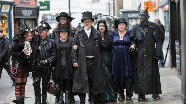 Goths in Whitby