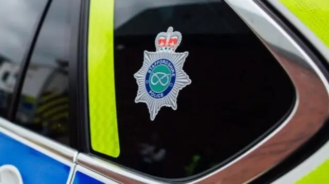 Staffordshire Police car