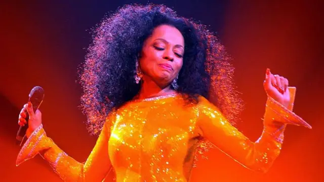 Diana Ross performing