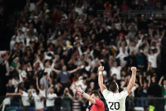 England celebrate