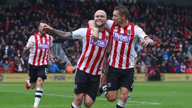 Exeter celebrate