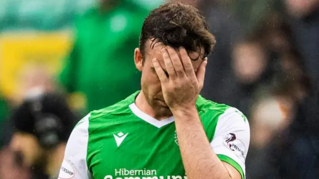 Hibs midfielder Stevie Mallan