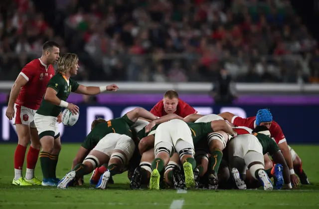 South African scrum