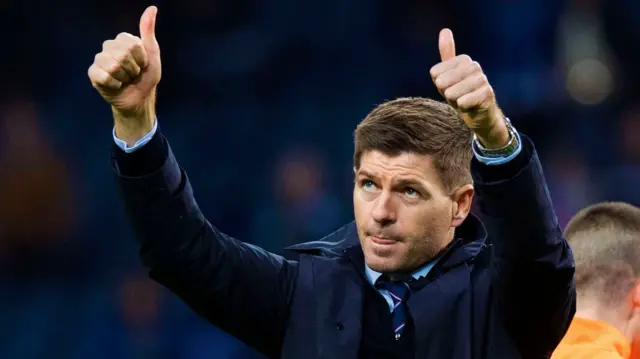 Rangers manager Steven Gerrard