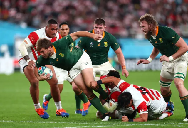 South Africa v Japan