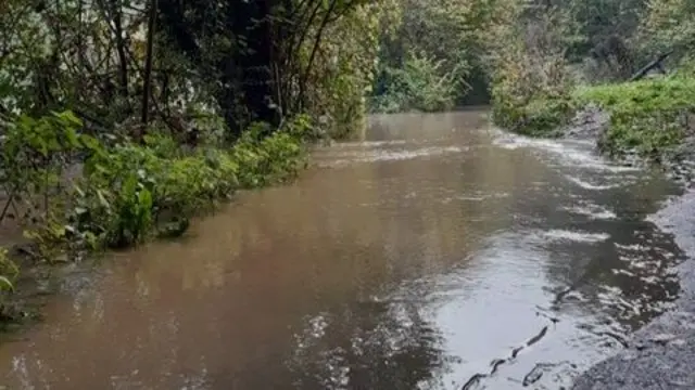 Flooding on Ferrie Lane