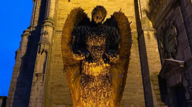 Knife Angel in Derby