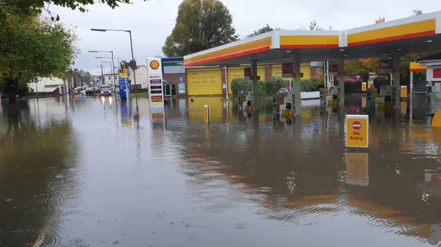 Flooding in Stafford