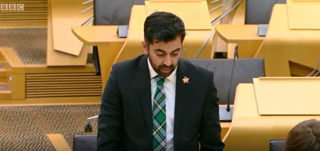 Justice Secretary Humza Yousaf