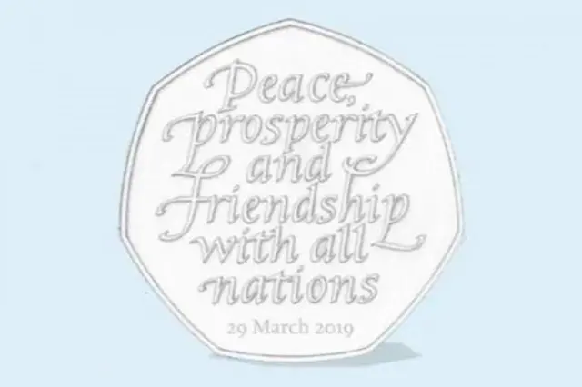 Brexit 50p coin