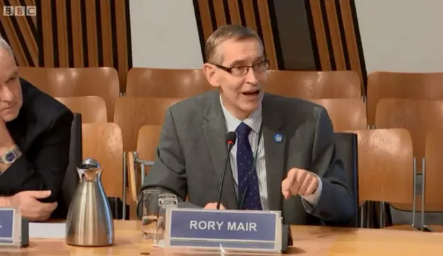 CAS chair Rory Mair