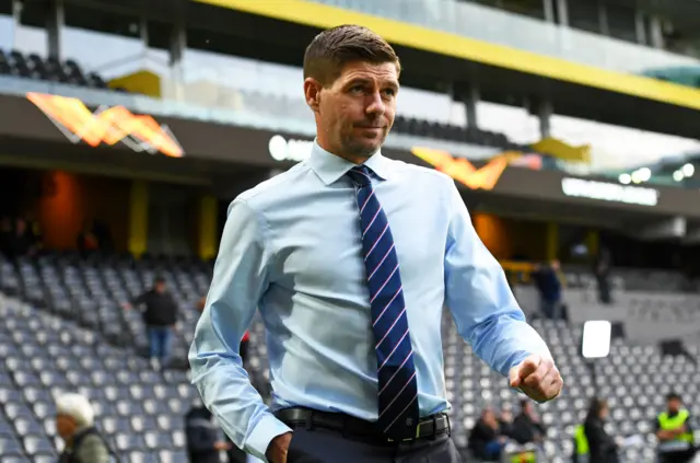 Rangers manager Steven Gerrard