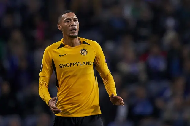 Young Boys striker Guillaume Hoarau