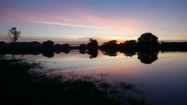 Flooding at Melverley