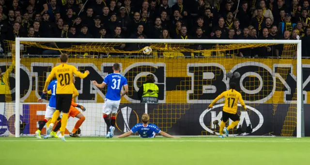 Roger Assale scores for Young Boys