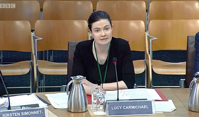 Lucy Carmichael from the Scottish government