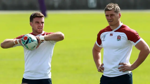 George Ford and Owen Farrell