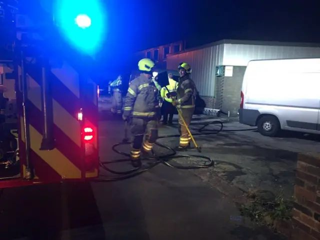 Fire crews