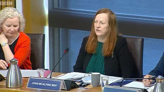 Committee convener Joan McAlpine