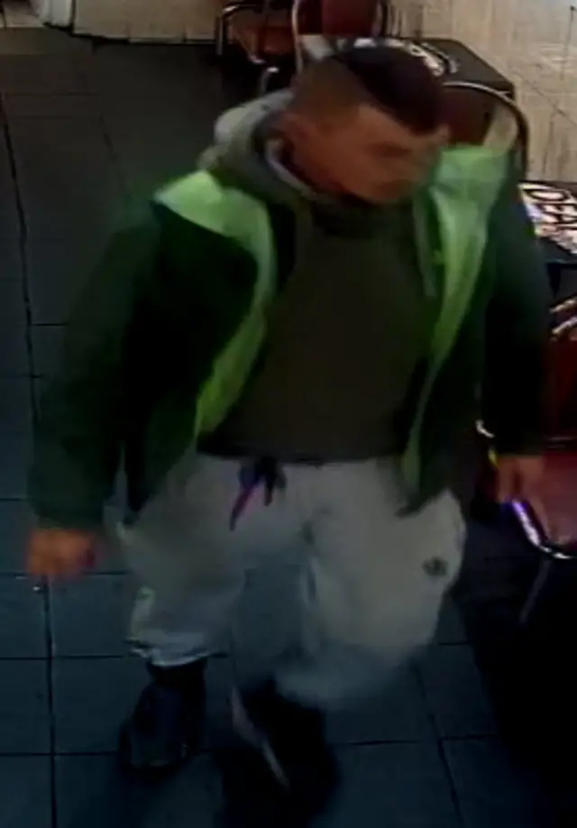 CCTV image of man