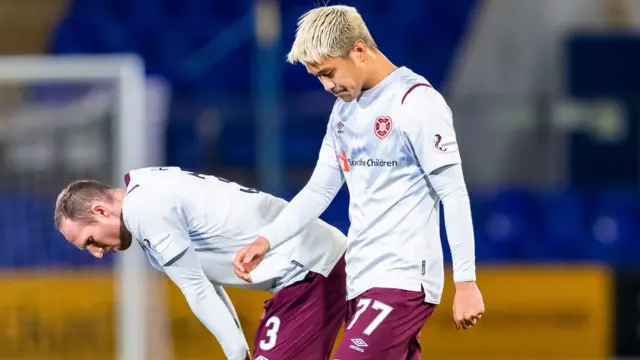 Hearts lost 1-0 at McDiarmid Park