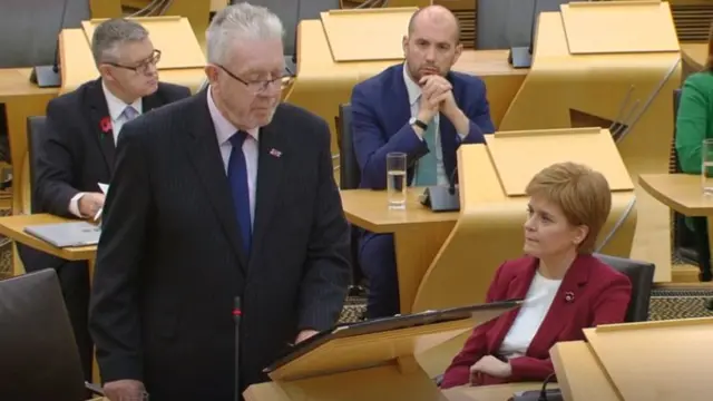 Mike Russell and Nicola Sturgeon