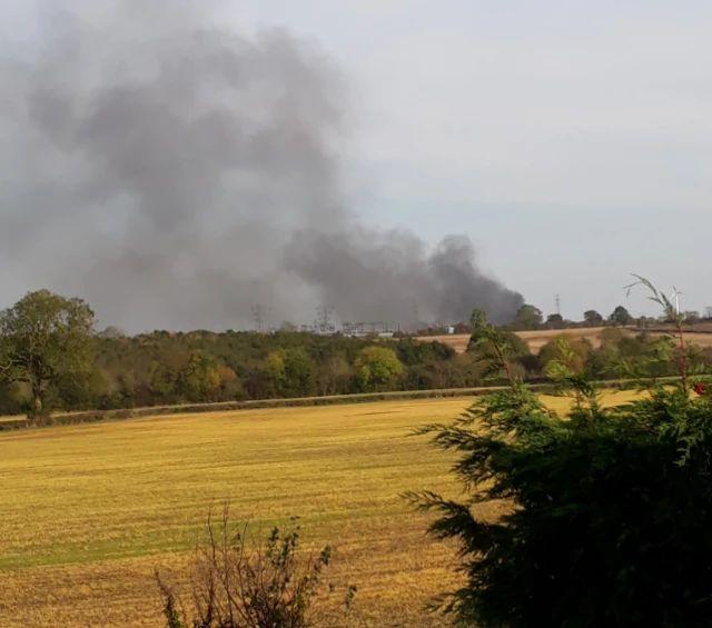 Fire in Kibworth