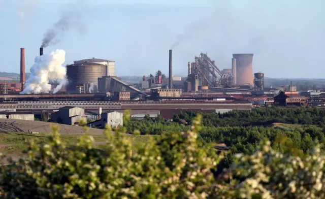 British Steel in Scunthorpe