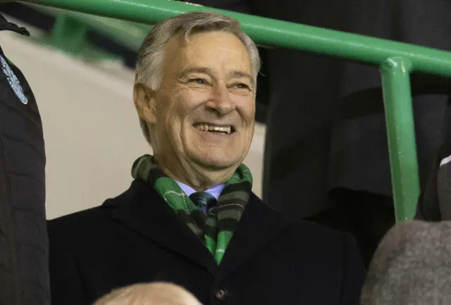 Hibernian owner Ron Gordon