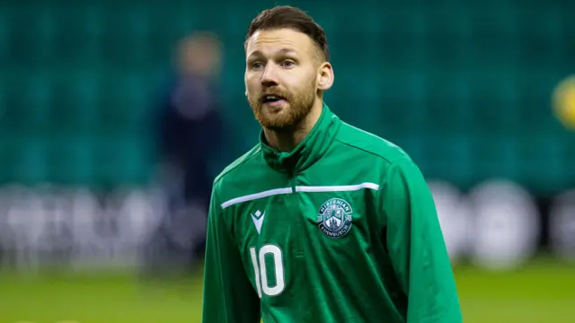 Hibs winger Martin Boyle