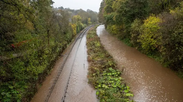 Flooded tracks