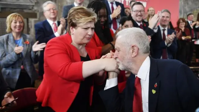 Jeremy Corbyn and Emily Thornberry