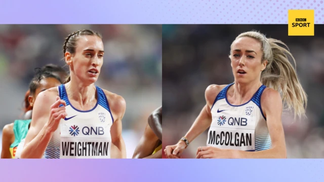 Laura Weightman and Eilish McColgan graphic