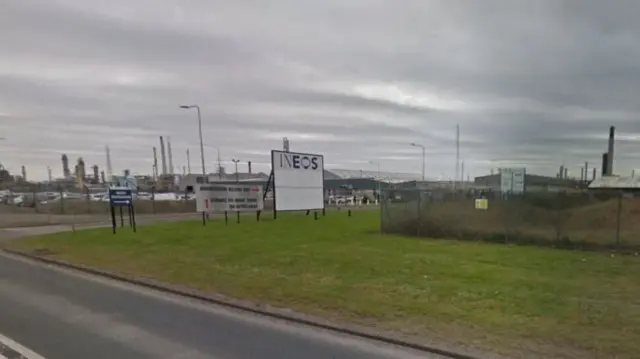 The Ineos plant at Seal Sands