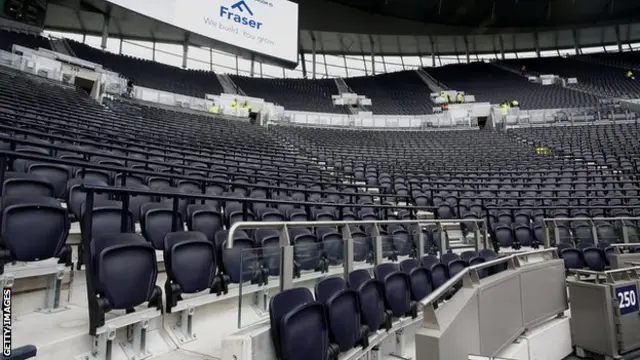 Tottenham's new stadium has seating areas that have been "future-proofed for safe standing"