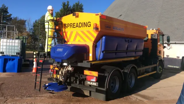 Gritting lorry