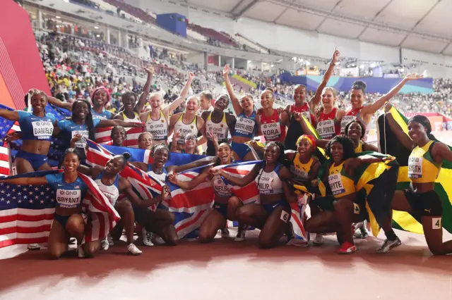 Women's 4x100m relay teams