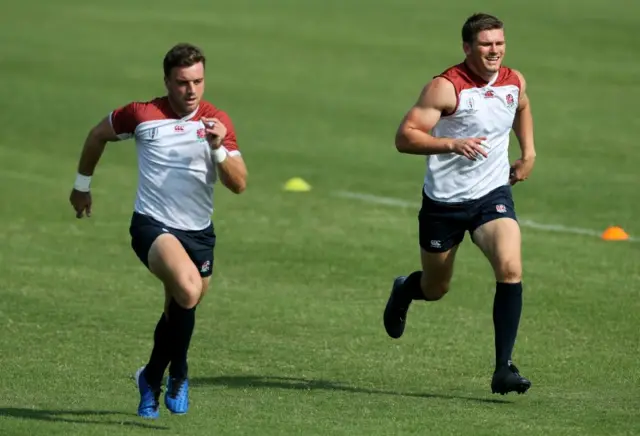 George Ford and Owen Farrell