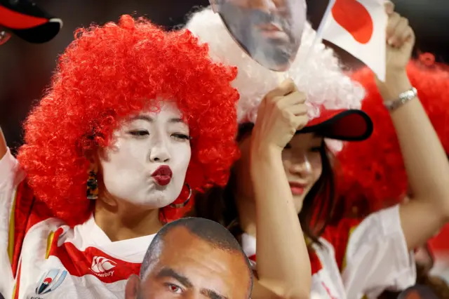 Japan fans