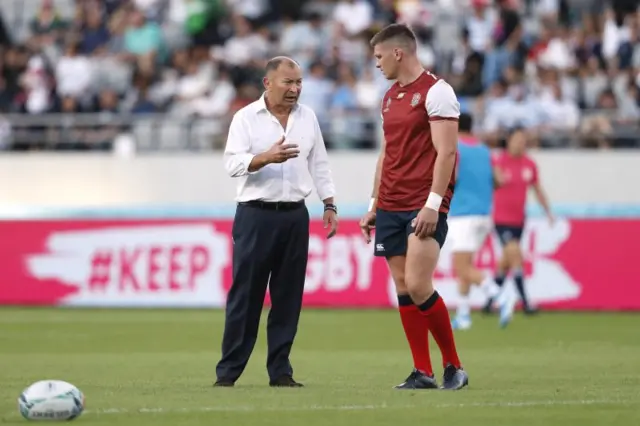 Eddie Jones and Owen Farrell