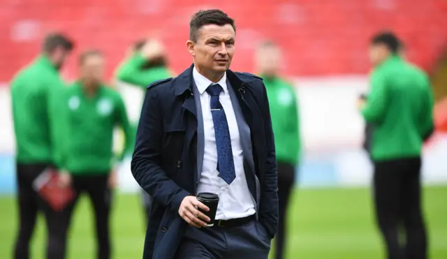 Hibs head coach Paul Heckingbottom