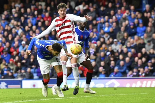 Connor Goldson scores