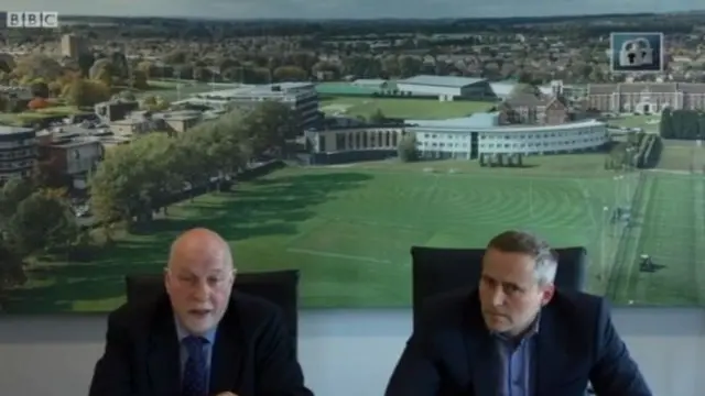 Officials from Nottingham were questioned by MSPs over a video link