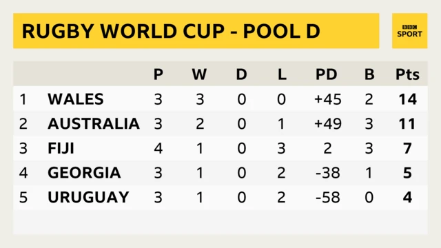 Rugby World Cup Pool D