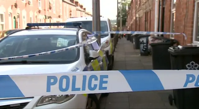 Police at Bartholomew Street, Highfields, Leicester