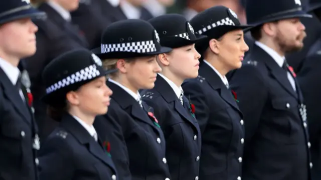 New police officers graduating