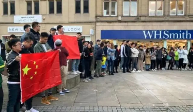 Protest in Sheffield