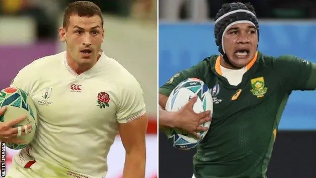 Jonny May and Cheslin Kolbe