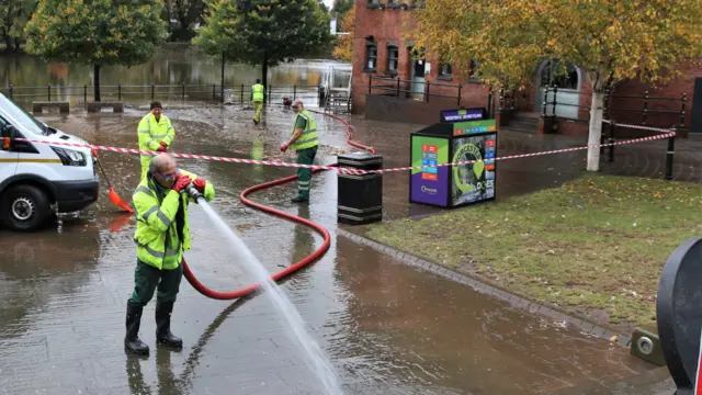 Pumping water