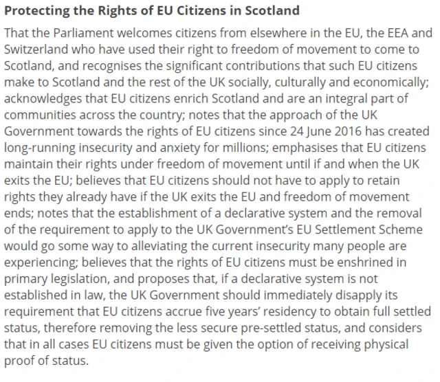 Government motion